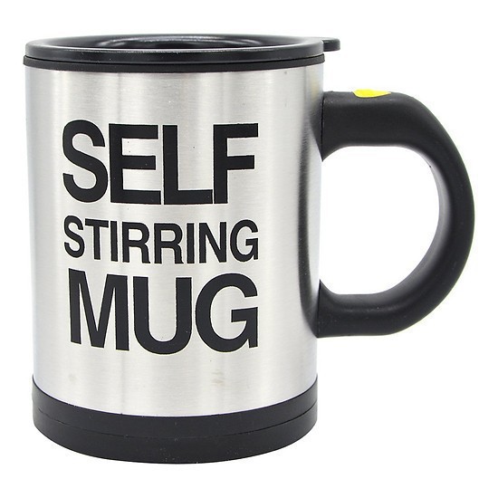 Cốc Pha Cafe, Cốc Cafe Tự Khuấy Thông Minh Self Stirring Mug Dùng Pin Tiểu Tiện Dụng