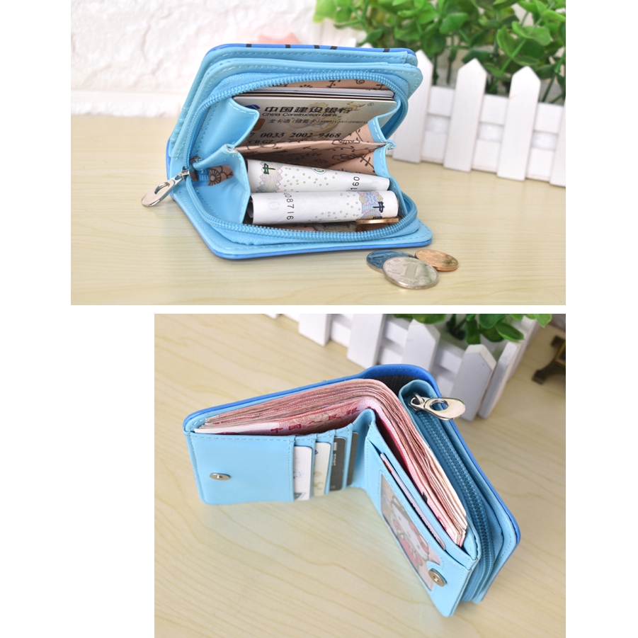 Ví Da Ngắn mini Đẹp Cao Cấp Kn3305 Cho Nam Nữ