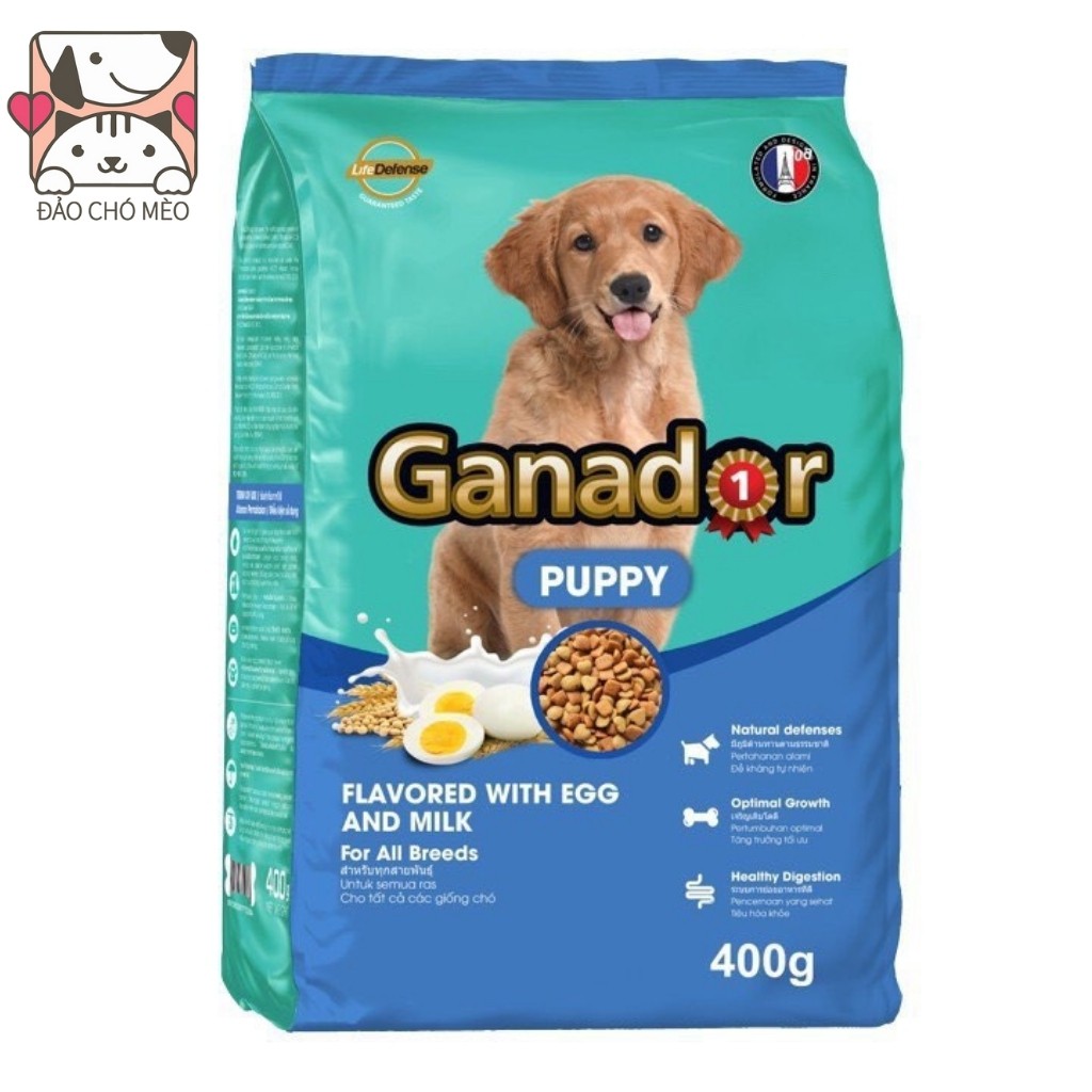 Thức ăn cho chó Gói 400gr Thức ăn cho chó Ganador - FIB's - adult - puppy
