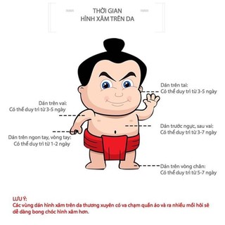 Hình xăm màu nhỏ cá tính