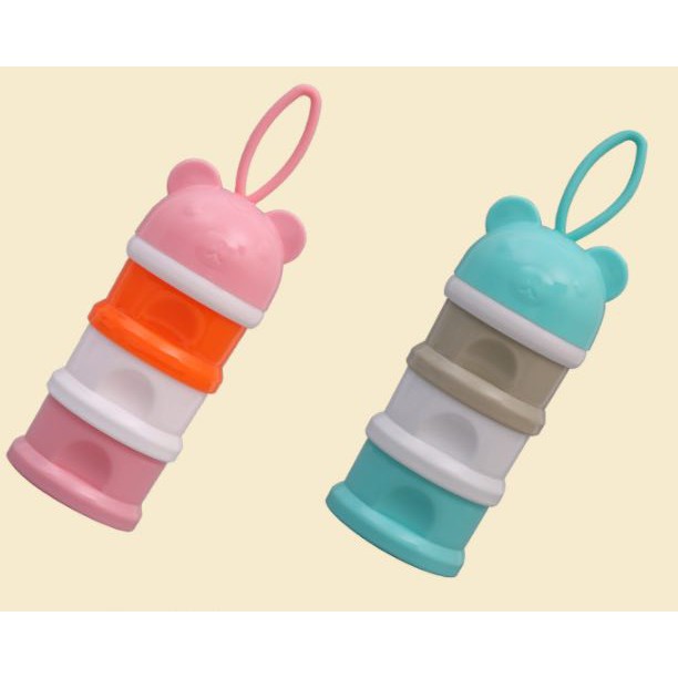 Bình chia sữa 3 tầng/ Hộp chia sữa bột cao cấp cho bé/ Hộp chia sữa bánh vừa xinh