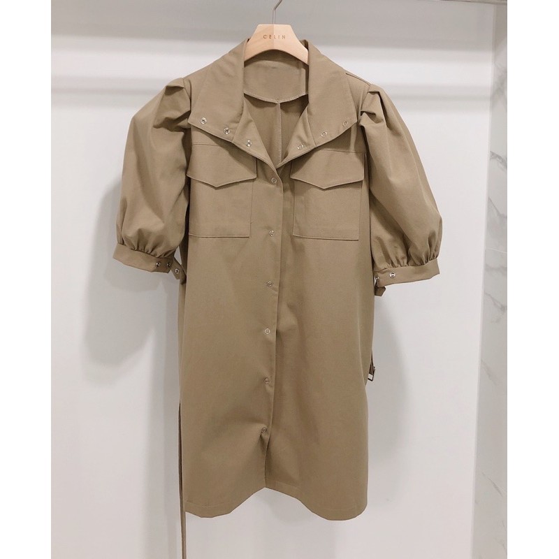 Váy kaki kèm đai trendy | BigBuy360 - bigbuy360.vn