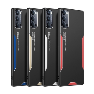 Ốp Điện Thoại Kim Loại Cho OPPO Reno 4 Pro 4SE 2Z 2F A53 2020 A3S A12e A5S A12 A9 2020 A52 A72 A92 Realme XT X7 Pro