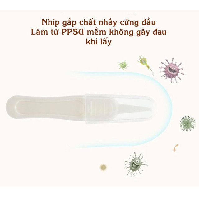 Dụng Cụ Hút Rử Mũi Cho Bé - Silicon Mềm