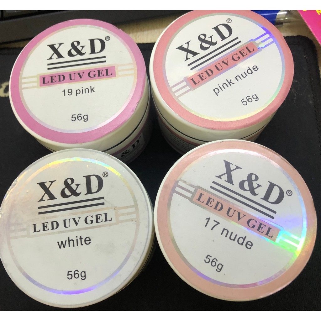 [X&D] Gel Đắp Móng Màu Không Nóng
