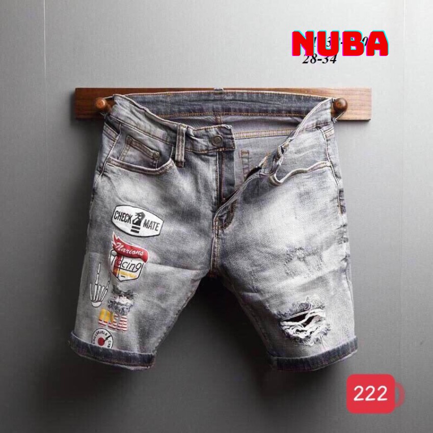 Quần short jean nam mẫu mới đẹp giá rẻ,quần bò TCS 222