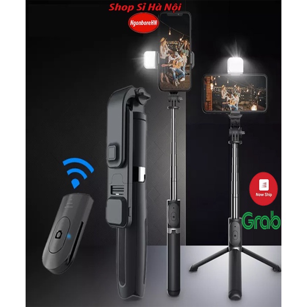 Gậy chụp ảnh, selfie có bluetooth 3 chân đa năng chụp hình, giá đỡ điện thoại livestream GD95 ngonbore