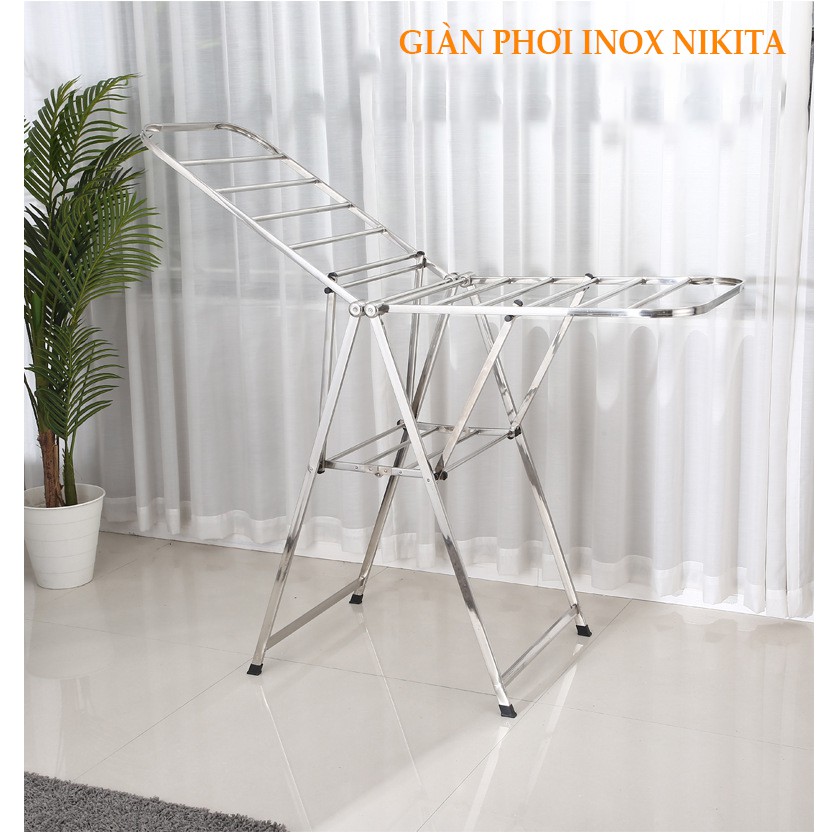 Giá Phơi Đồ Inox Gấp Gọn Thông Minh - Chính Hãng NIKITA