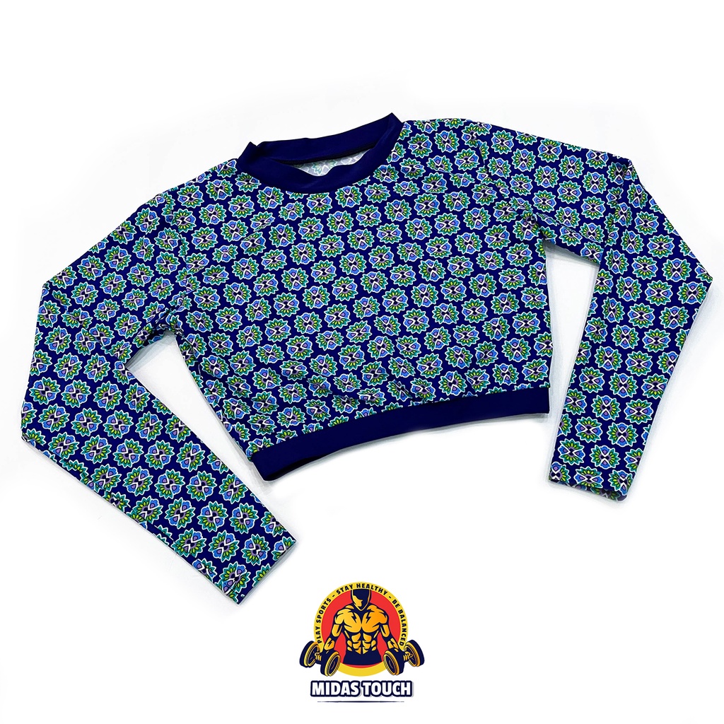 Áo Bơi Nữ Croptop/Tay Dài/ Tay Ngắn Size XL Dưới 60kg Chống Nắng Phù Hợp Đi Biển Tập Bơi - Chất Liệu Vải 4 Chiều Co Giãn
