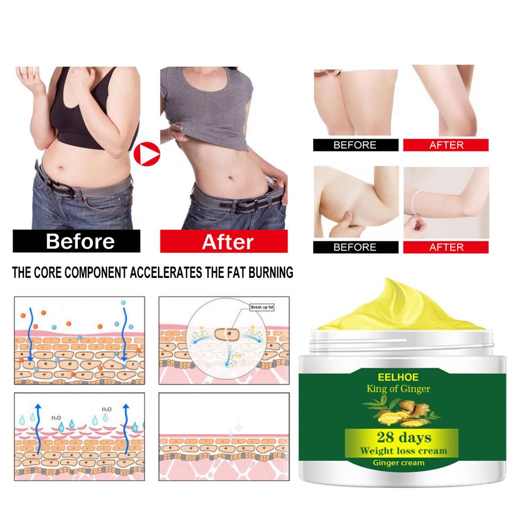 (Hàng Mới Về) Kem Chiết Xuất Gừng Làm Săn Chắc Và Thon Gọn Cơ Thể Eelhoe | BigBuy360 - bigbuy360.vn