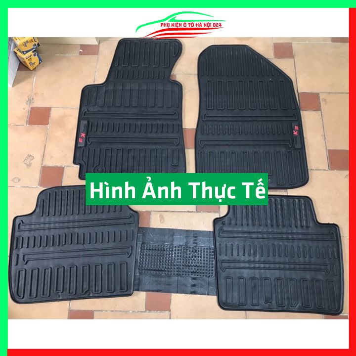Thảm lót sàn cao su cho xe KIA K3 2021-2022 hàng chuẩn theo xe chịu lực tốt