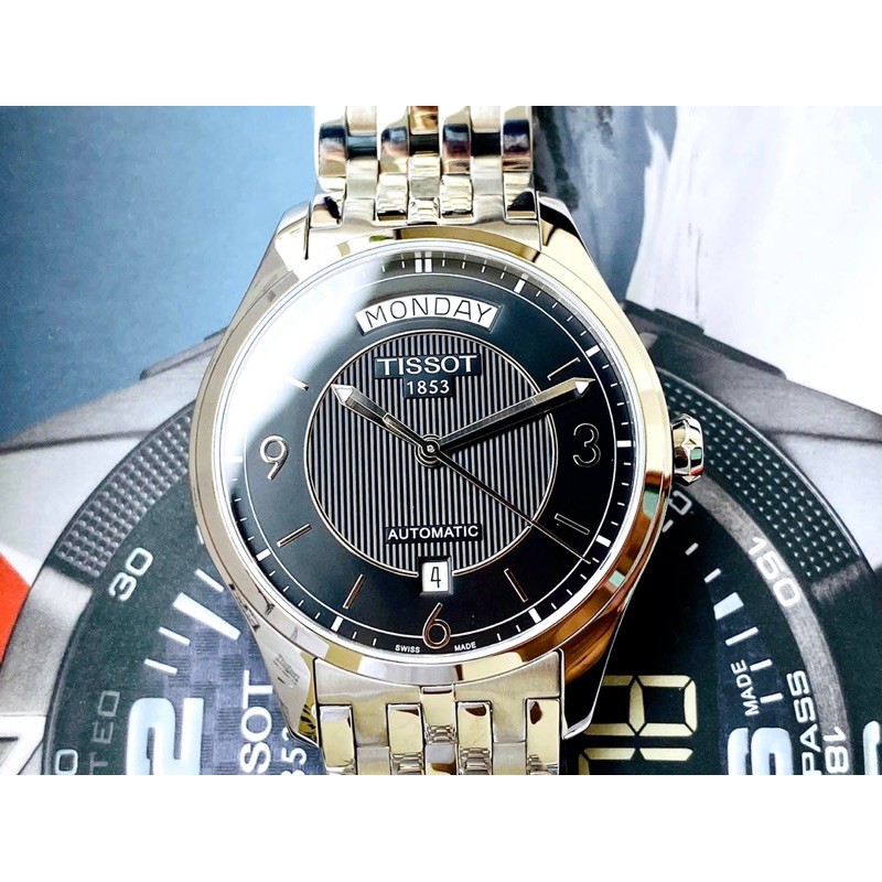 Đồng hồ nam ⌚️ Tis.sot T-one Automatic Black T038.430.11.057.00 (T0384301105700) dành cho Nam