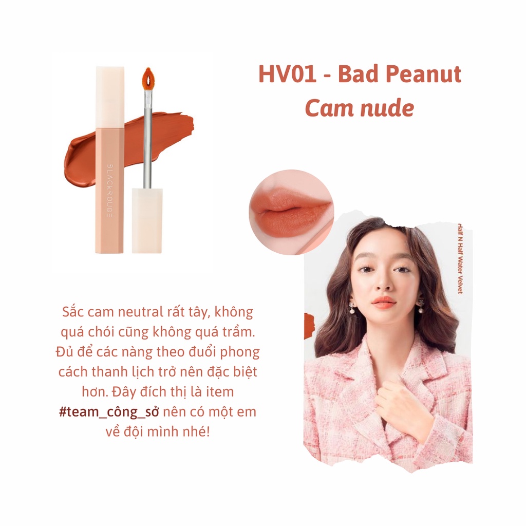 Son Kem Black Rouge Half N Half Water Velvet  31.1g