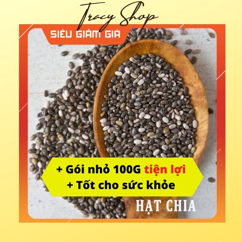 Hạt Chia Đen 100 Gram 💥 Giảm Cân Hiệu Quả 💥 Tốt Cho Sức Khỏe