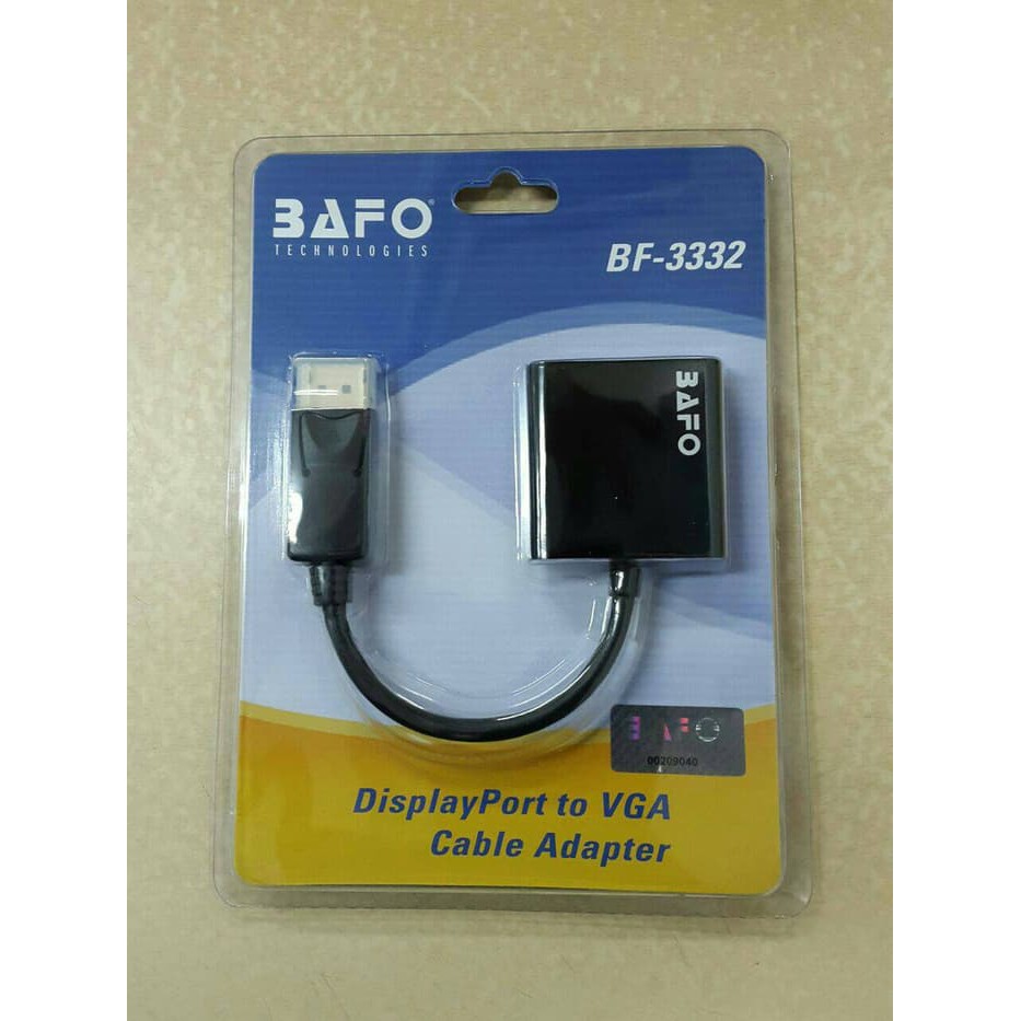 Đầu Chuyển Đổi Bafo Displayport Sang Vga Bf-3332