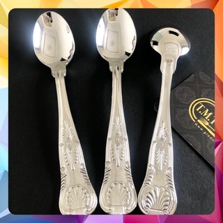 Combo 3 muỗng cafe king bon chef teaspoon inox 18/10 nguyên chất cao cấp