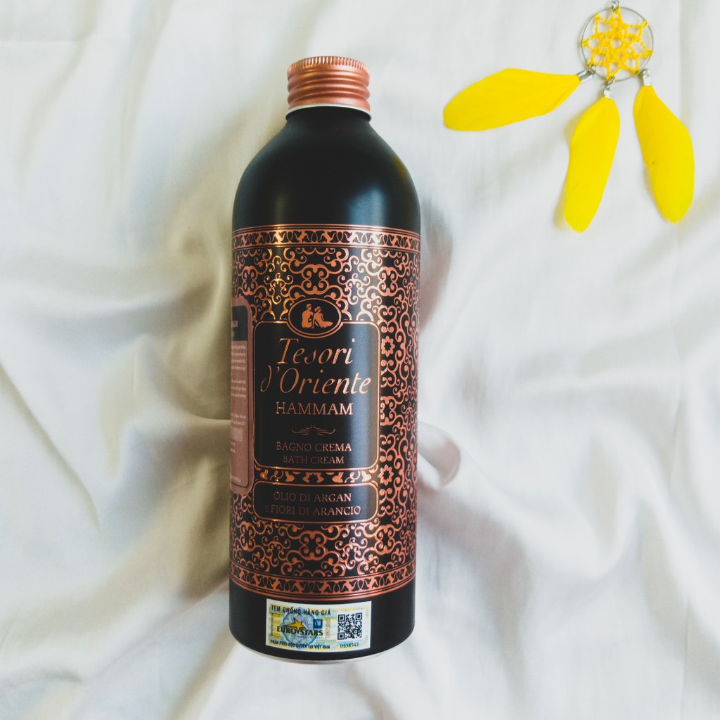 [ HÀNG CHINH HÃNG ] Sữa Tắm Nước Hoa Ý Tesori d'Oriente Tinh Dầu Argan 500ml