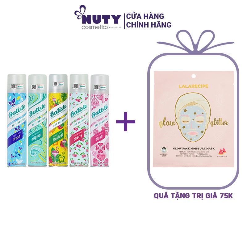 Dầu Gội Khô Batiste Dry Shampoo (200ml)