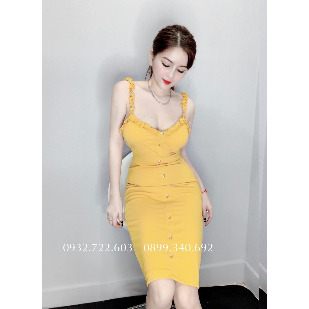 Đầm Body Sexy Hai Dây Cánh Tiên | BigBuy360 - bigbuy360.vn