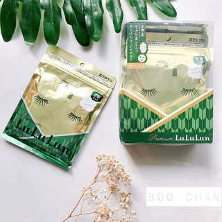 Mặt nạ Lululun Premium Kyoto Trà xanh (túi 7 miếng)