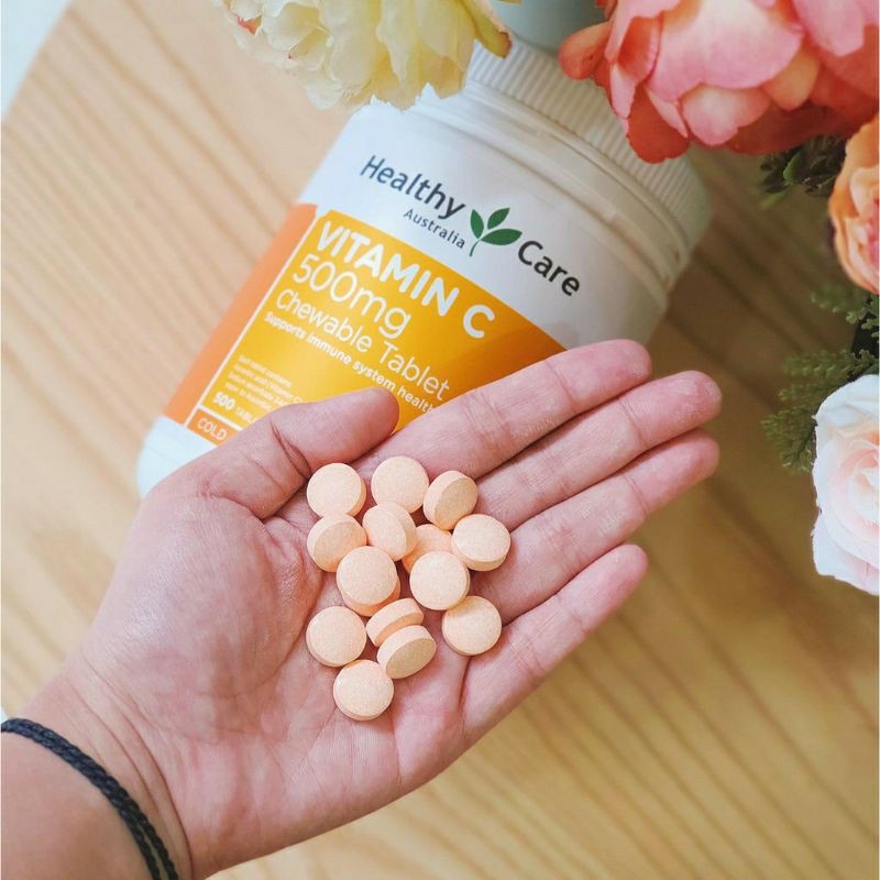 Viên Nhai Bổ Sung Vitamin C của Úc date xa 500V