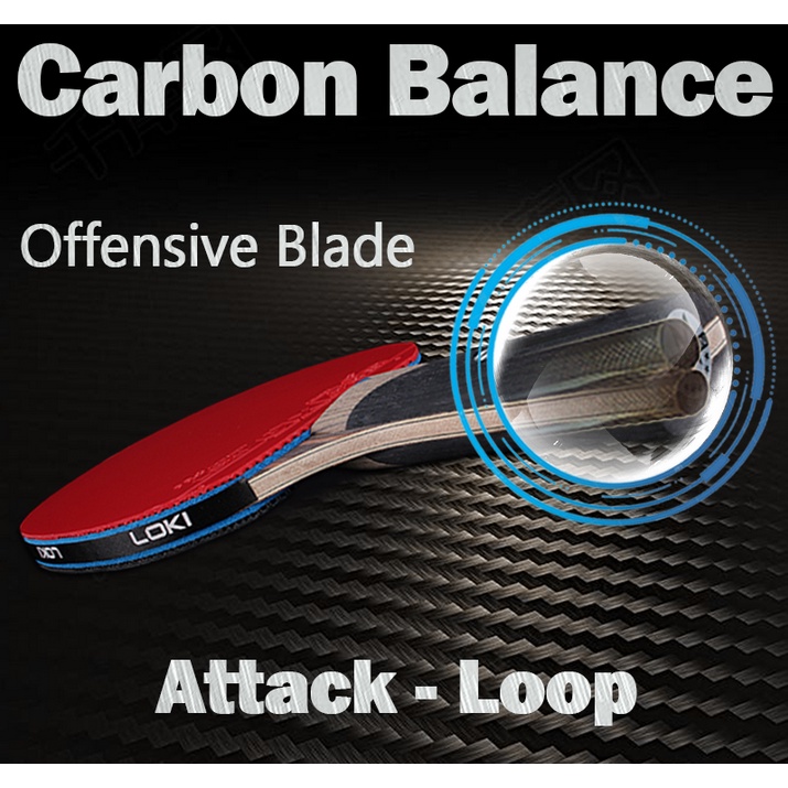 Vợt Đánh Bóng Bàn Loki 7/8/9 Star Chuyên Nghiệp Có Túi Đựng Tiện Lợi