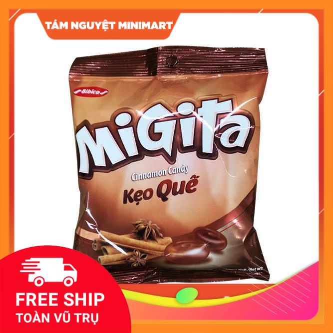 2 Gói Kẹo Gừng / Quế Migita 70G