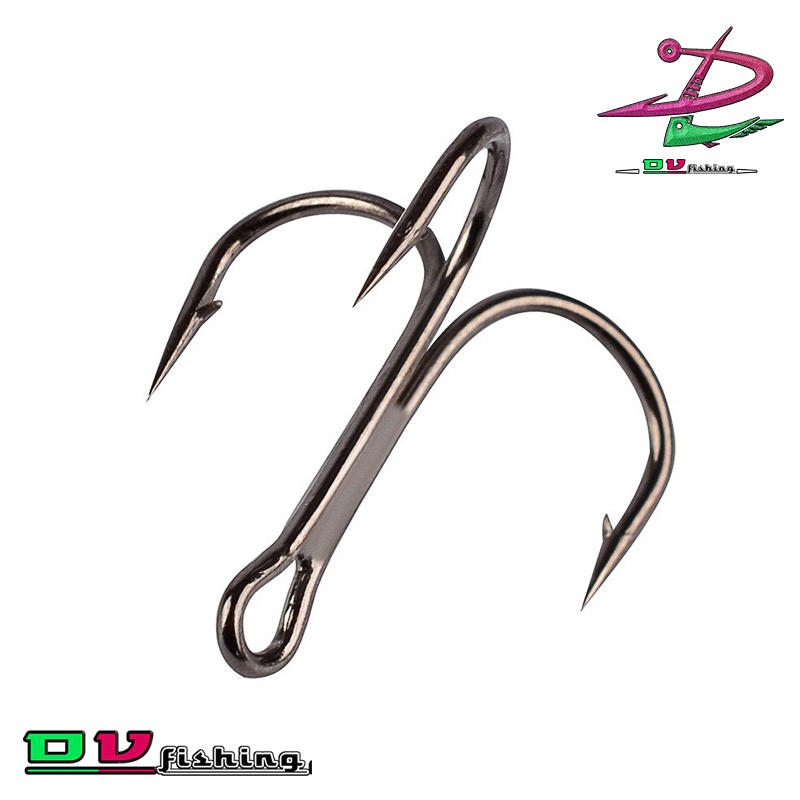 Lưỡi câu ba tiêu { BKK } - { THƯỜNG } không gỉ độ cứng cao tải khỏe nhiều cỡ lưỡi. !!!