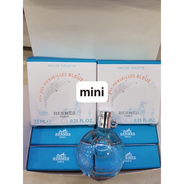 Nước hoa mini HERMES Eau des Merveilles Bleue EDT 7,5ml