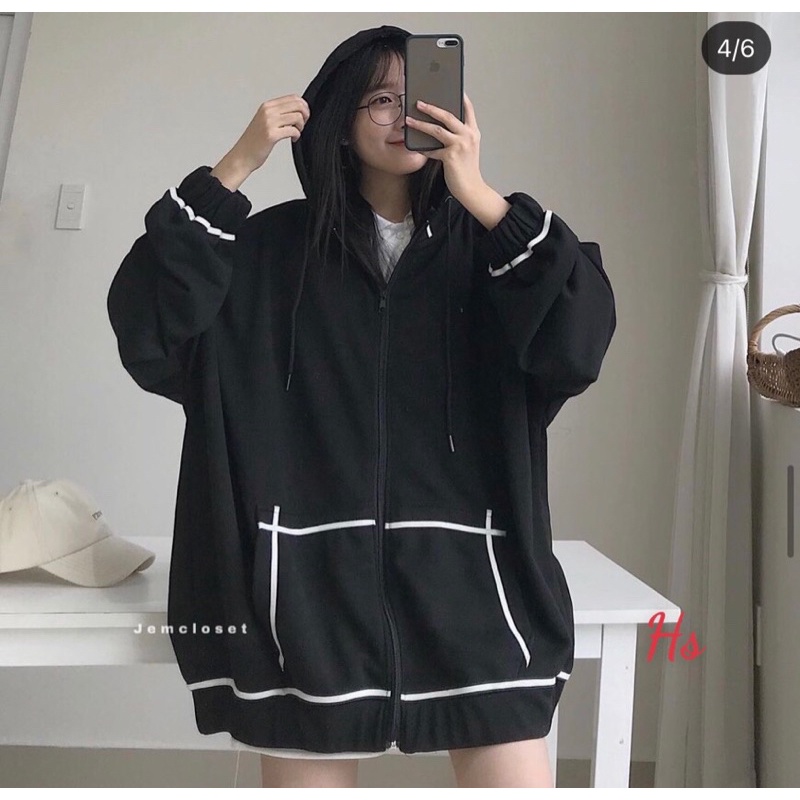  Áo khoác nỉ viền trắng túi siêu xinh 3 màu siêu xinh khoác nhẹ nhàng m25 | BigBuy360 - bigbuy360.vn