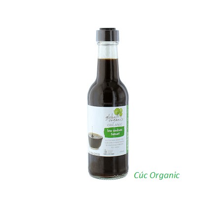 Tamari nhạt hữu cơ Global Organic tamari low sodium 250ml