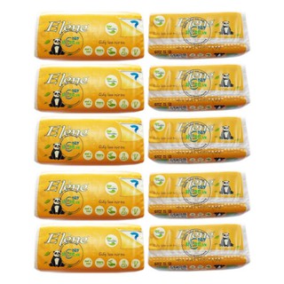 Lốc 10 gói khăn giấy tre bỏ túi - elène tre 300 tờ