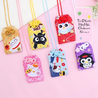 Túi Phước May Mắn Omamori Có 6 Màu Chọn Lựa, Kèm Quà Tặng Nemo Handmade - OMG6M