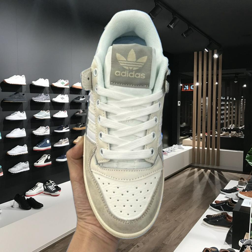 Giày thể thao Adidas Forum Low 84 , Adidas  Forum màu trắng kem da lộn full bill  box - MonTay_Store