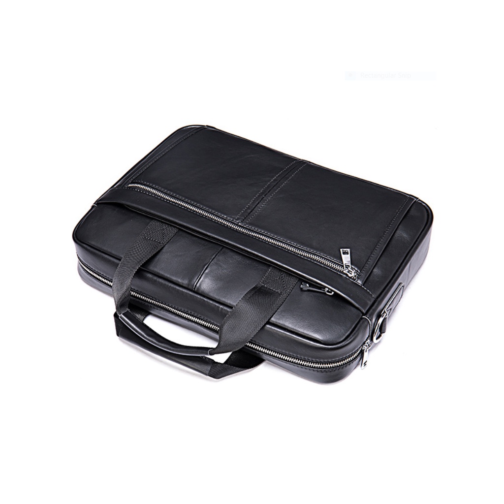 Túi xách nam 100% da bò thật cao cấp phong cách mới 15,6&quot;