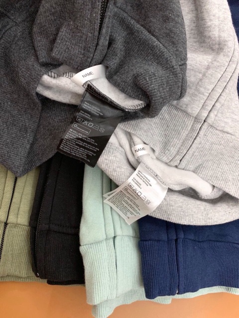 Áo nỉ lót lông mỏng mặc mùa thu  xuất xịn HM | BigBuy360 - bigbuy360.vn