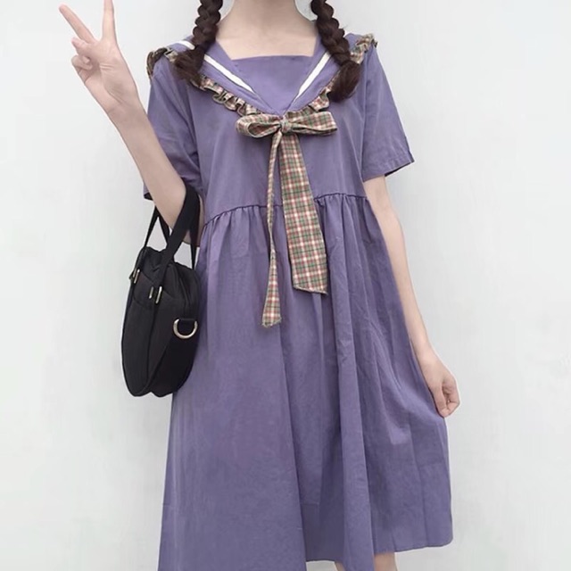 Váy thủy thủ dáng babydoll siêu xinh‼️‼️‼️