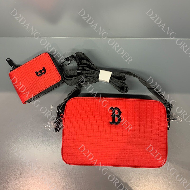 🔥 Túi MLB Đeo Chéo Logo Nổi 3 Màu Cá Tính Siêu Hot Hit Unisex  🔥