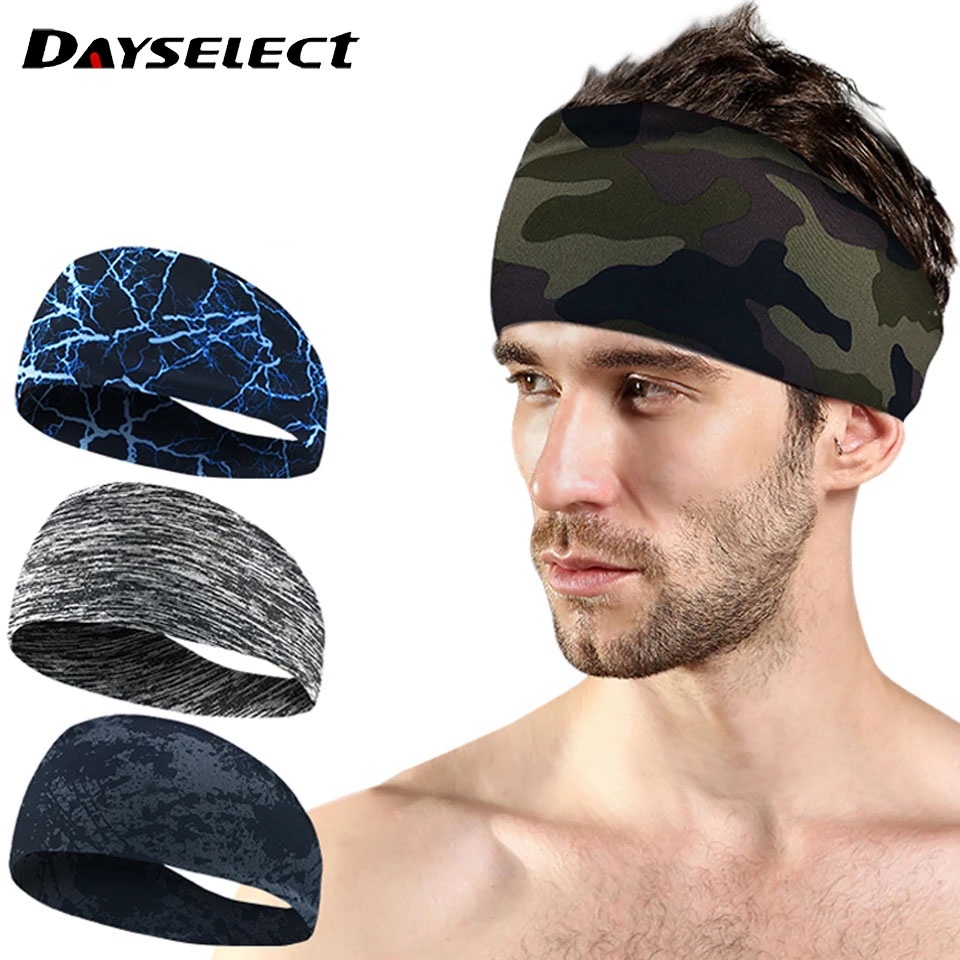 1 Băng Đô Bandana Thể Thao Thấm Hút Mồ Hôi Chống Trượt Cho Nam