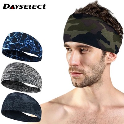 1 Băng Đô Bandana Thể Thao Thấm Hút Mồ Hôi Chống Trượt Cho Nam