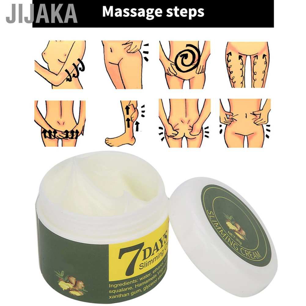 Jijaka 30g Body Shaping Waist Leg Weight Loss Fat Burning Slimming Massage Cream