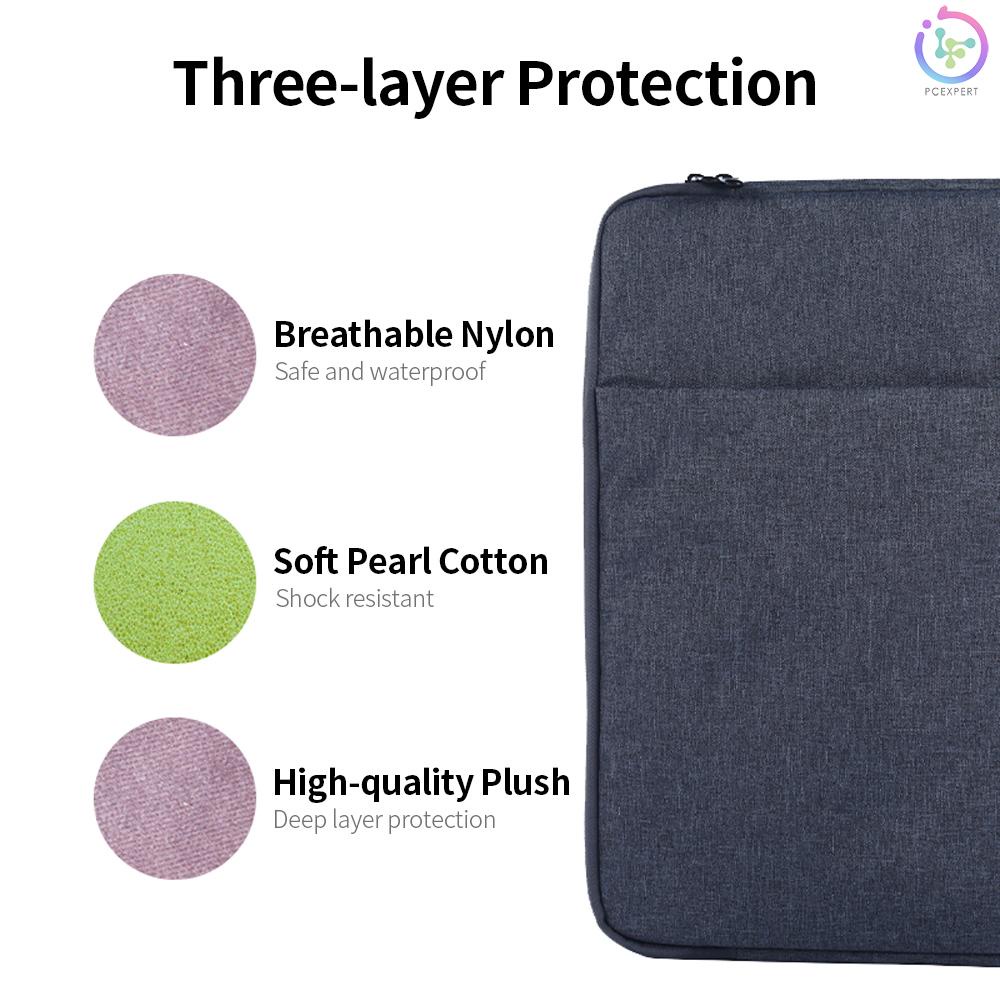Multifunctional Laptop Bag 13.3 inch Laptop Case Waterproof Nylon Laptop Bag Briefcase Leisure Business Handbag Pink
