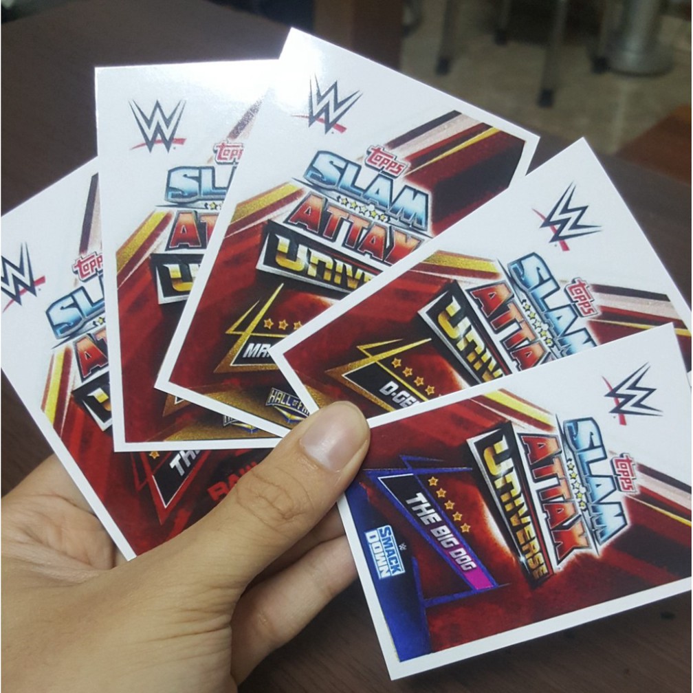 Set thẻ in Slam Match Attax Siêu sao WWE