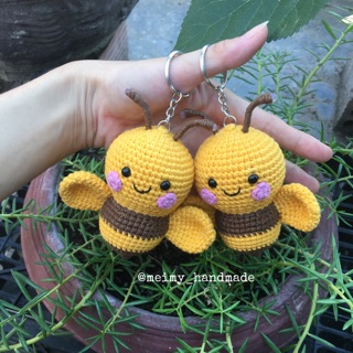 Móc khoá len handmade - Đom đóm cute