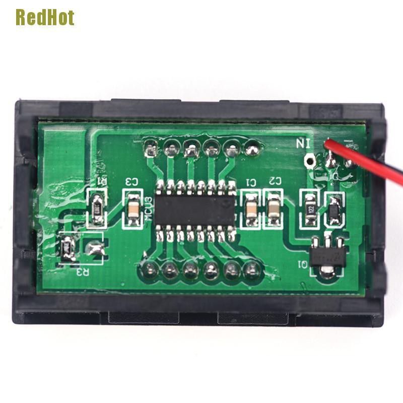 Vôn kế điện tử mini Dc 0-30v màu đỏ