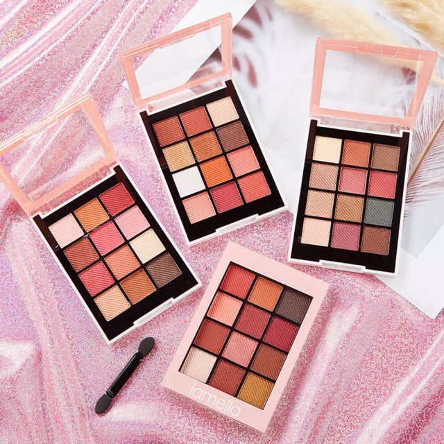 Bảng Phấn Mắt 12 Ô Lameila Color School Hàng Nội Địa Trung
