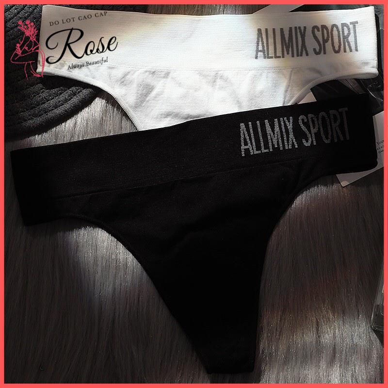 Quần Lọt Khe ALLMIX SPORT Cạp To - Rose