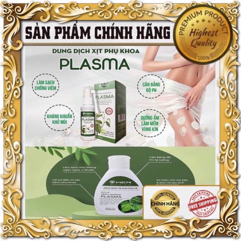 ( cực hiệu quả) combo dung dịch xịt rửa phụ khoa trầu không flasma