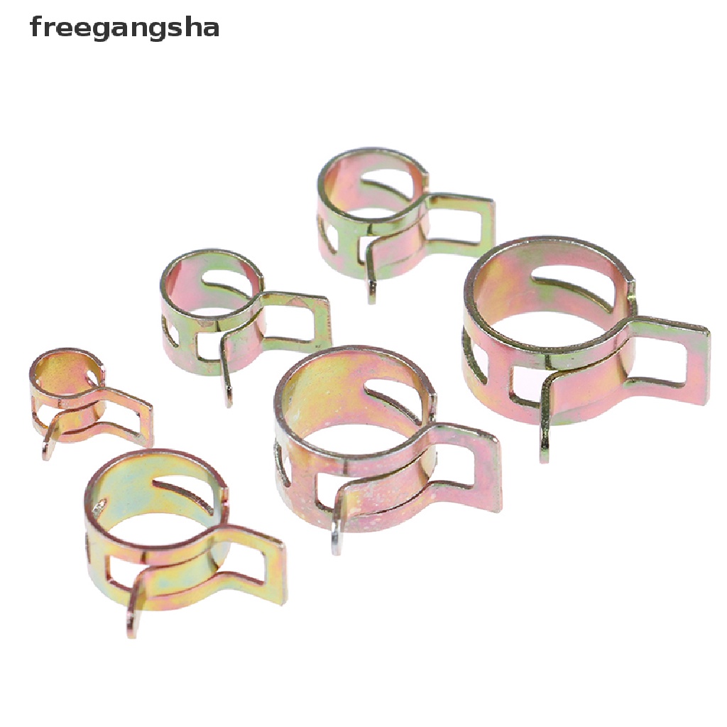 [FREG] 10pcs 6-15mm spring clip vacuum fuel oil hose line air tube band clamp 6 sizes  FDH