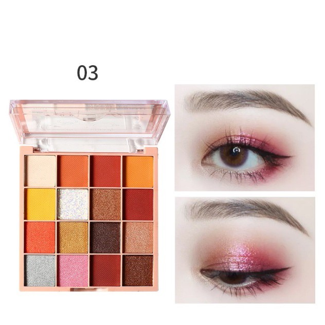 Bảng Phấn Mắt Lameila 16 ô màu Eye Shadow 3043 | BigBuy360 - bigbuy360.vn